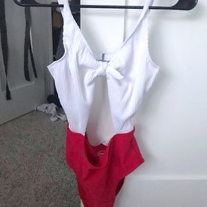 Hollister one piece suit